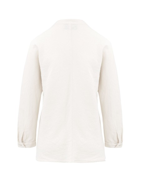CAMICIA ALLA COREANA IN 100% LINO "MARION"