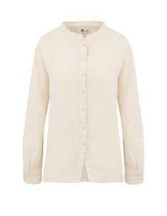 CAMICIA ALLA COREANA IN 100% LINO "MARION" 2