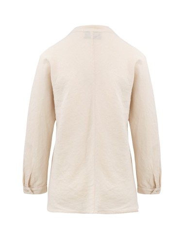 CAMICIA ALLA COREANA IN 100% LINO "MARION"