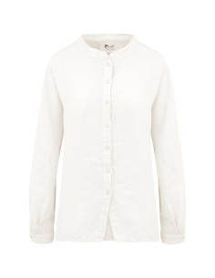 CAMICIA ALLA COREANA IN 100% LINO "MARION" 2