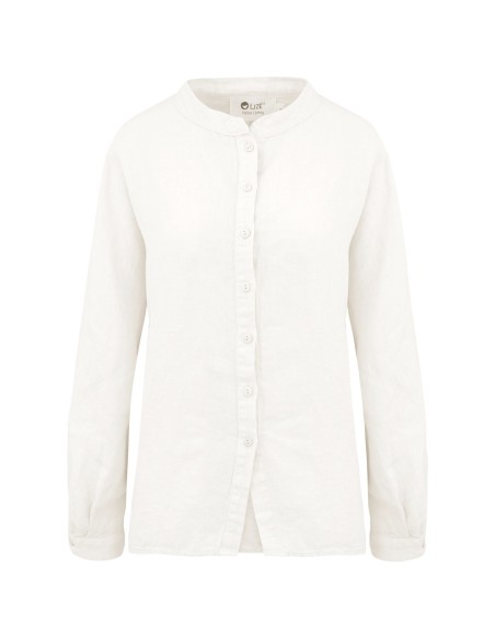 CAMICIA ALLA COREANA IN 100% LINO "MARION"