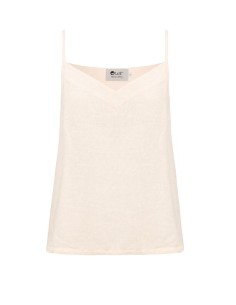 TOP CON SPALLINA SOTTILE IN 100% LINO  "BELLA" 2