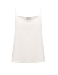 TOP CON SPALLINA SOTTILE IN 100% LINO  "BELLA" 2