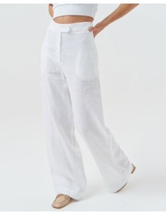 PANTALONE LUNGO IN 100% LINO "MYRA" 2