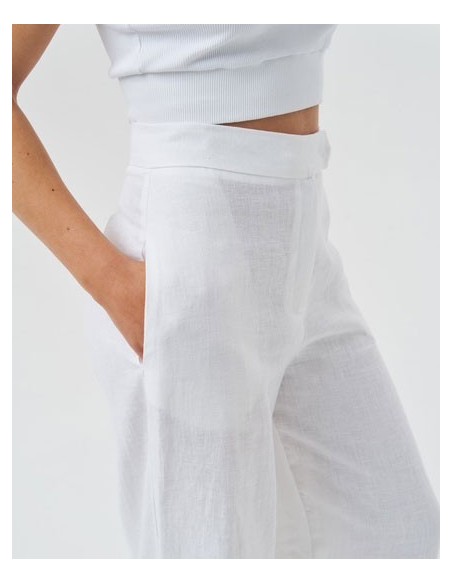 PANTALONE LUNGO IN 100% LINO "MYRA"