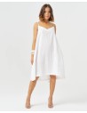 ABITO IN 100% LINO AMPIO CON SPALLINE SOTTILI "AUBREY"