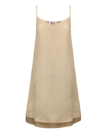 ABITO IN 100% LINO AMPIO CON SPALLINE SOTTILI "AUBREY"