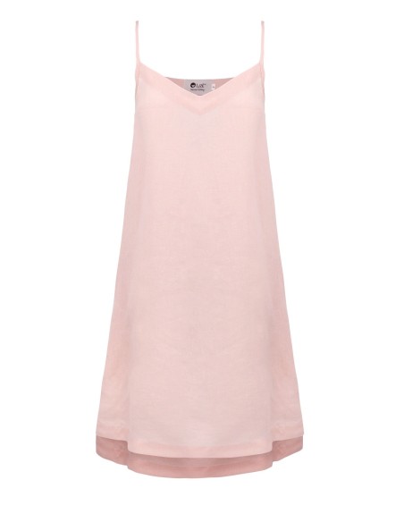 ABITO IN 100% LINO AMPIO CON SPALLINE SOTTILI "AUBREY"