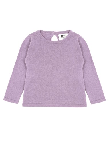 CASHMIRETTA BABY MANICA LUNGA IN SETA E CASHMERE .
