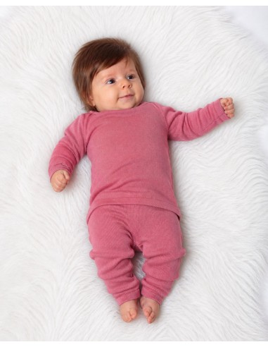 CASHMIRETTA BABY MANICA LUNGA IN SETA E CASHMERE .