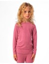 CASHMIRETTA KIDS MANICA LUNGA IN SETA E CASHMERE