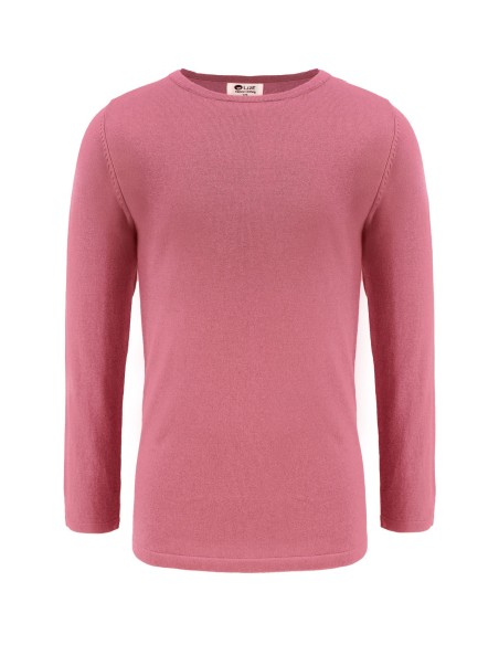 CASHMIRETTA KIDS MANICA LUNGA IN SETA E CASHMERE