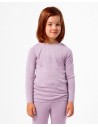 CASHMIRETTA KIDS MANICA LUNGA IN SETA E CASHMERE