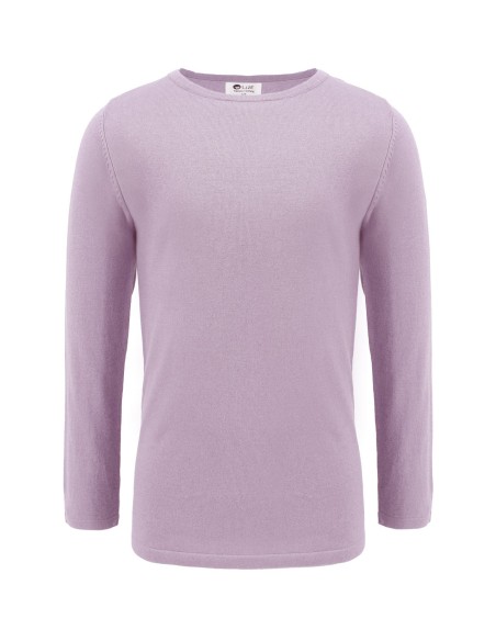 CASHMIRETTA KIDS MANICA LUNGA IN SETA E CASHMERE