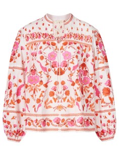 BLUSA MANICA LUNGA 100% COTONE BIOLOGICO "DENDA"