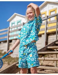 PANTALONCINO BIMBO IN COTONE BIOLOGICO "KAI" 2