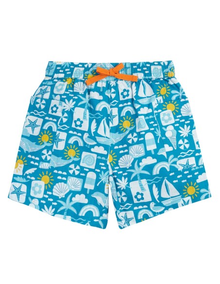 PANTALONCINO BIMBO IN COTONE BIOLOGICO "KAI"