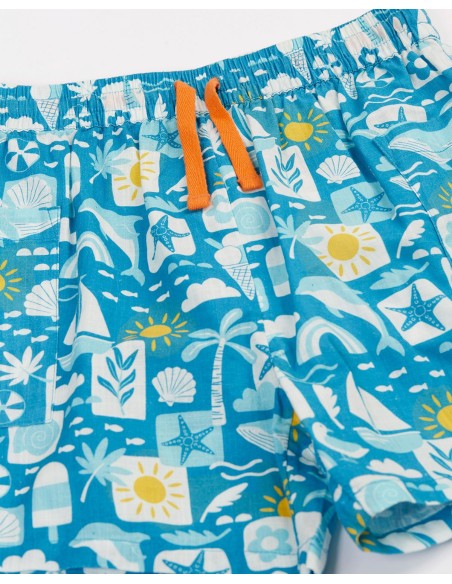 PANTALONCINO BIMBO IN COTONE BIOLOGICO "KAI"