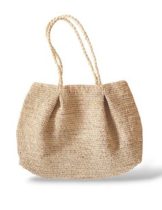 BORSA IN RAFIA NATURALE CON PENCES "MBOLA"