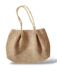 BORSA IN RAFIA NATURALE CON PENCES "MBOLA"