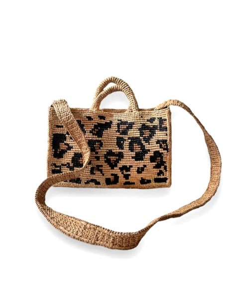 BORSA IN RAFIA NATURALE CON TRACOLLA "ROHY"