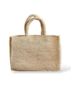 BORSA IN RAFIA NATURALE CON TRACOLLA "ROHY"