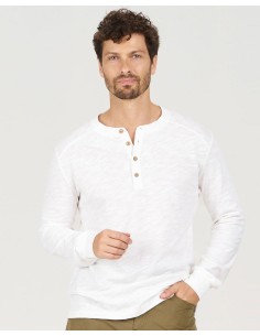 MAGLIETTA A MANICHE LUNGHE IN 100% COTONE BIOLOGICO "ARLO"