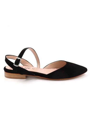 SLINGBACK IN CAMOSCIO CON FONDO CUOIO "DELIGHT"