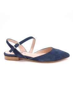SLINGBACK IN CAMOSCIO CON FONDO CUOIO "DELIGHT" 2