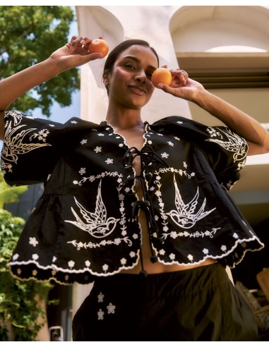 CROP TOP IN 100% COTONE BIOLOGICO "BEATRIX"