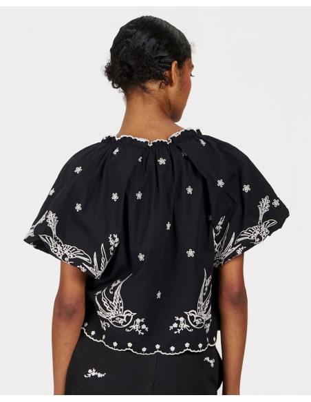 CROP TOP IN 100% COTONE BIOLOGICO "BEATRIX"