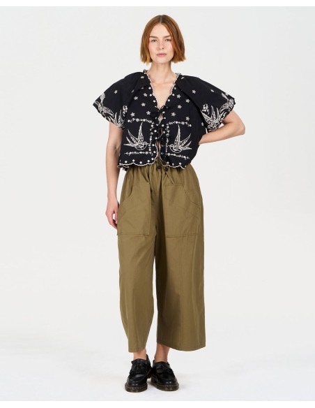 PANTA CULOTTE IN 100% COTONE BIOLOGICO "CLEO"