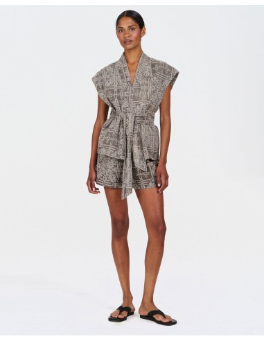 GILET IN COTONE E LINO BIOLOGICO "GEORGE"