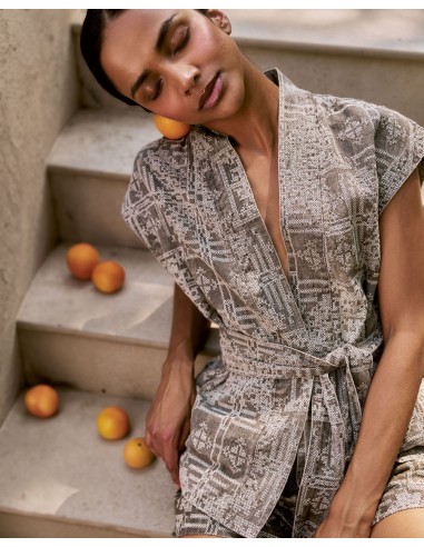 GILET IN COTONE E LINO BIOLOGICO "GEORGE"