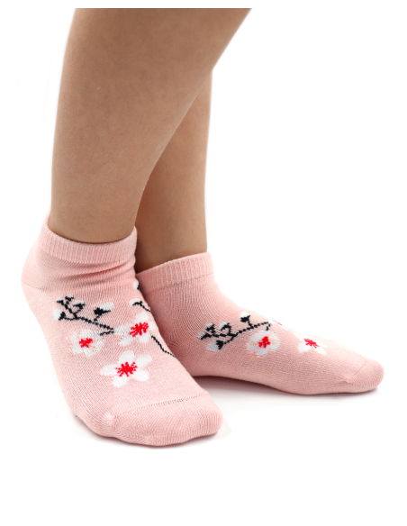 CALZINI CORTI BAMBINI IN BAMBU "FORI DI PESCO"