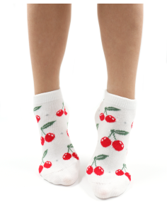 CALZINI CORTI BAMBINI IN BAMBU "CILIEGINE" 2