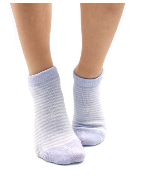 CALZINI CORTI BAMBINI IN BAMBU "BASIC STRIPE"