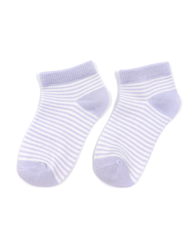 CALZINI CORTI BAMBINI IN BAMBU "BASIC STRIPE"