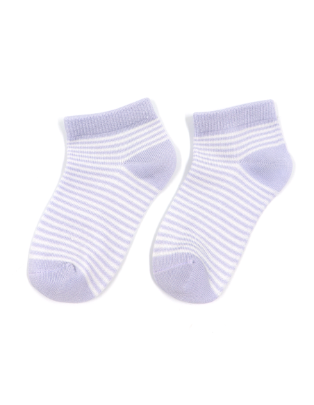 CALZINI CORTI BAMBINI IN BAMBU "BASIC STRIPE"