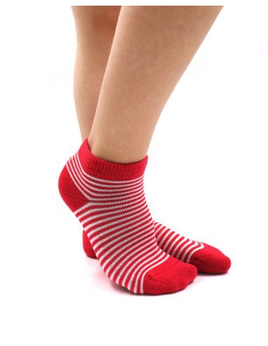 CALZINI CORTI BAMBINI IN BAMBU "BASIC STRIPE"
