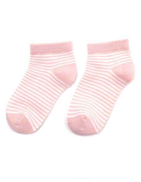 CALZINI CORTI BAMBINI IN BAMBU "BASIC STRIPE"