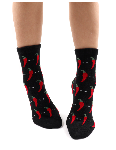 CALZINI BAMBINI IN BAMBU "PEPERONCINO"