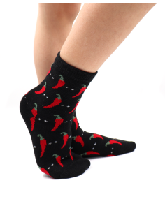 CALZINI BAMBINI IN BAMBU "PEPERONCINO"