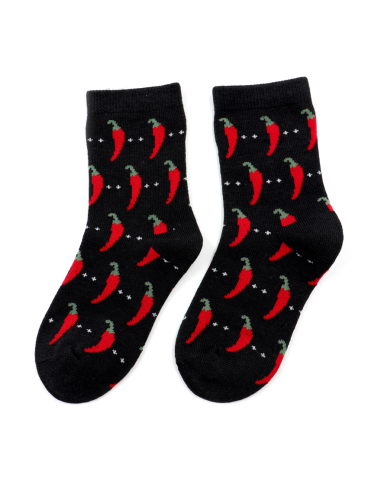 CALZINI BAMBINI IN BAMBU "PEPERONCINO"