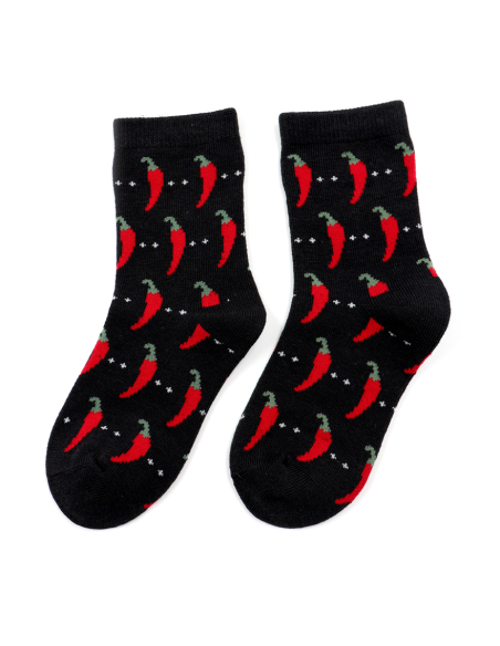 CALZINI BAMBINI IN BAMBU "PEPERONCINO"