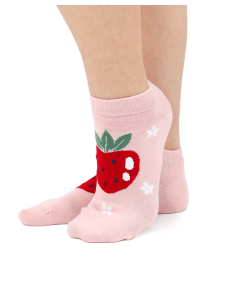CALZINI CORTI IN BAMBU "FRAGOLA" 2