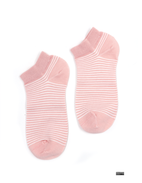 CALZINI CORTI IN BAMBU "BASIC STRIPE"