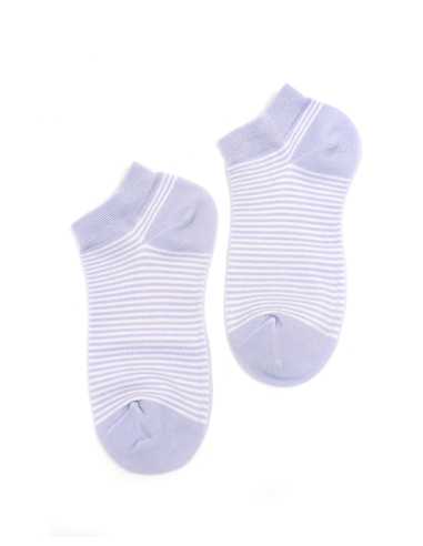 CALZINI CORTI IN BAMBU "BASIC STRIPE"