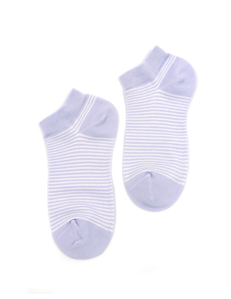 CALZINI CORTI IN BAMBU "BASIC STRIPE"