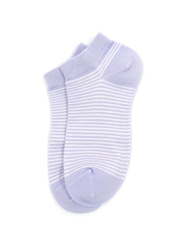 CALZINI CORTI IN BAMBU "BASIC STRIPE"